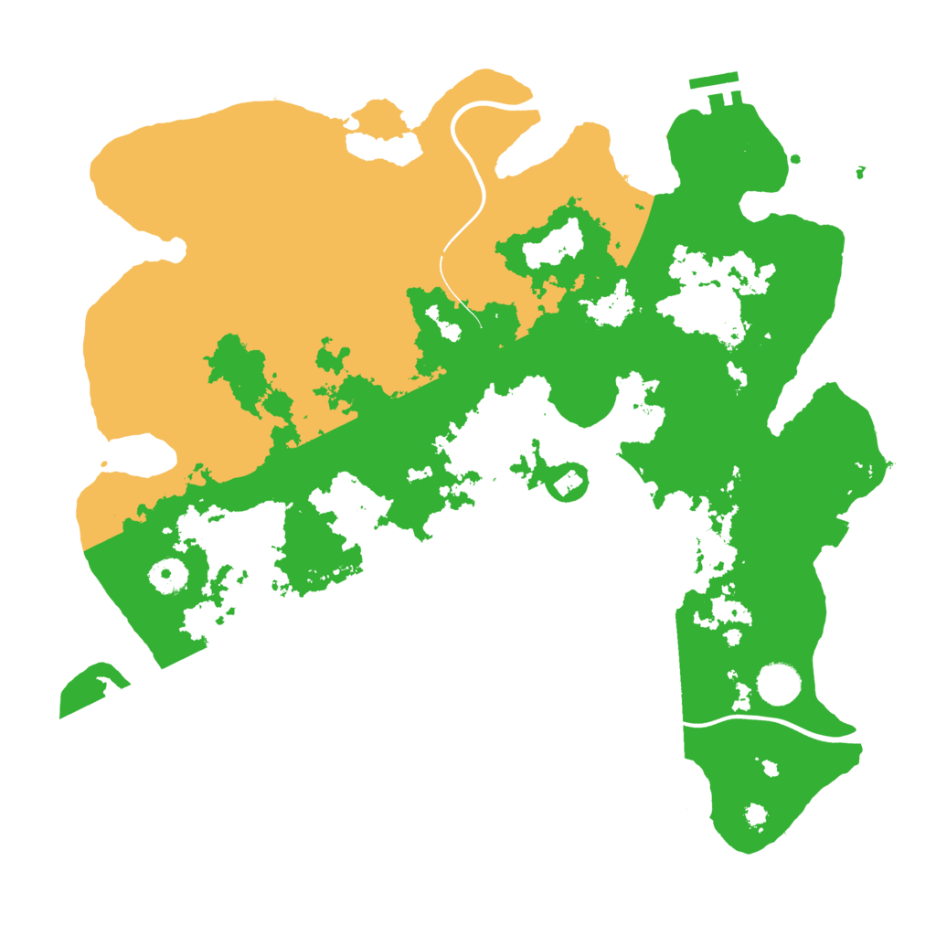 Biome Rust Map: Procedural Map, Size: 3850, Seed: 735114484