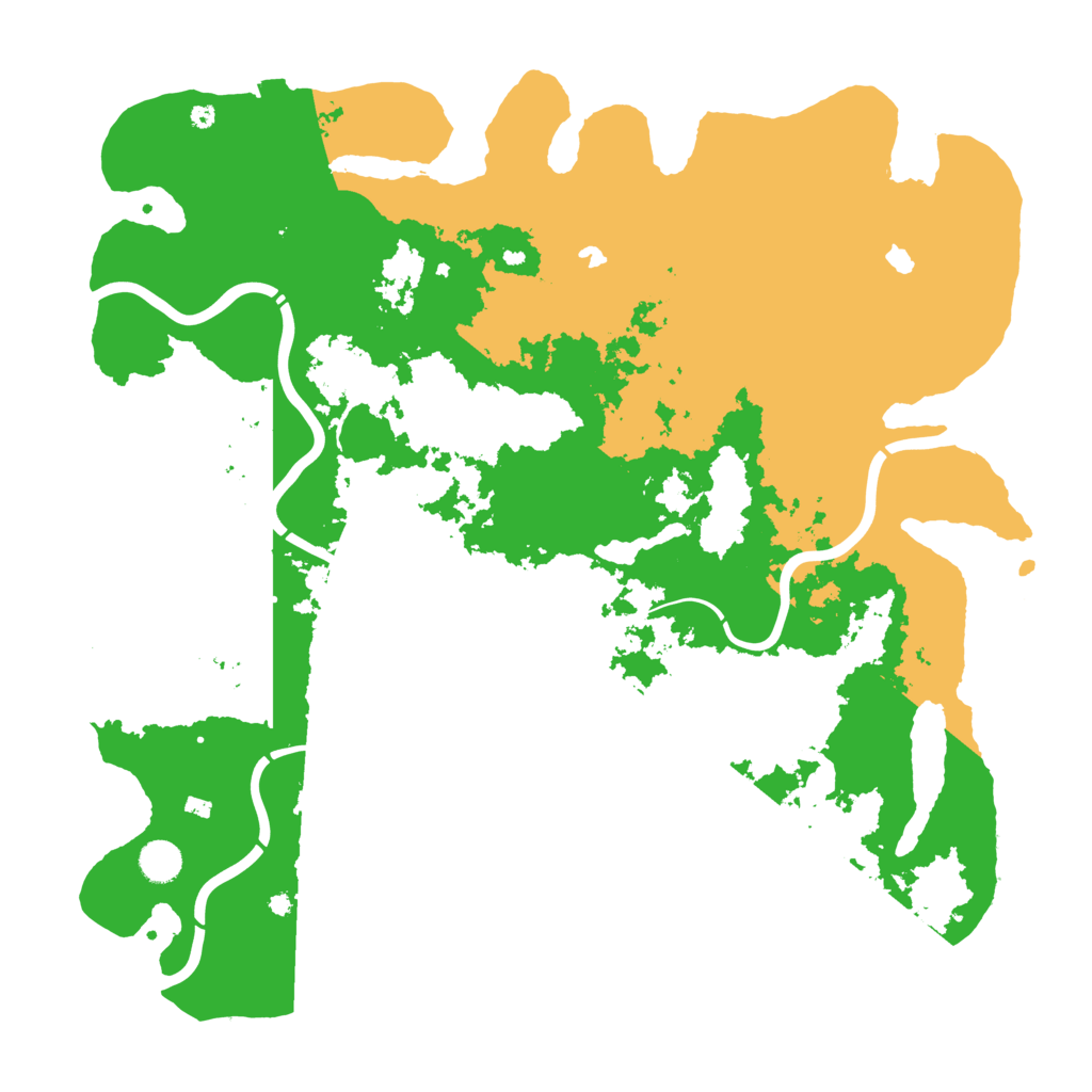 Biome Rust Map: Procedural Map, Size: 4500, Seed: 654356