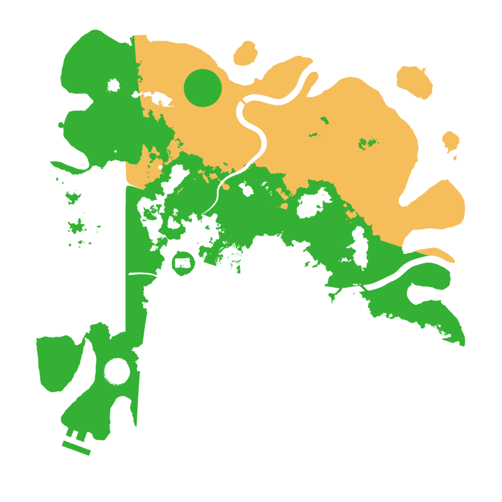Biome Rust Map: Procedural Map, Size: 3500, Seed: 1082350788