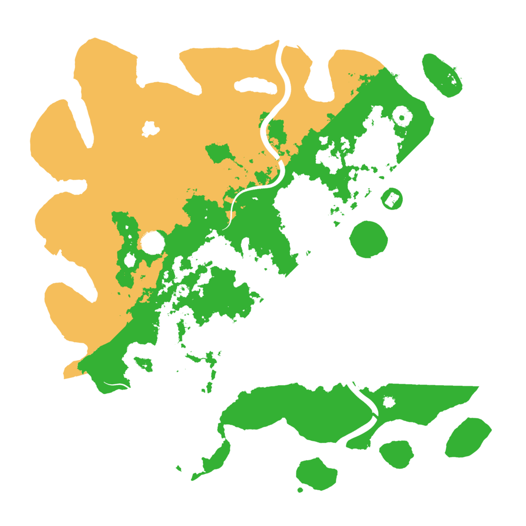 Biome Rust Map: Procedural Map, Size: 4000, Seed: 3344551
