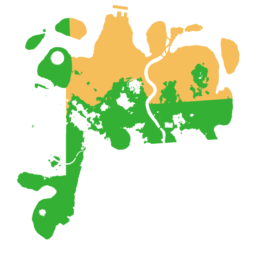 Biome Rust Map: Procedural Map, Size: 3500, Seed: 1719996724