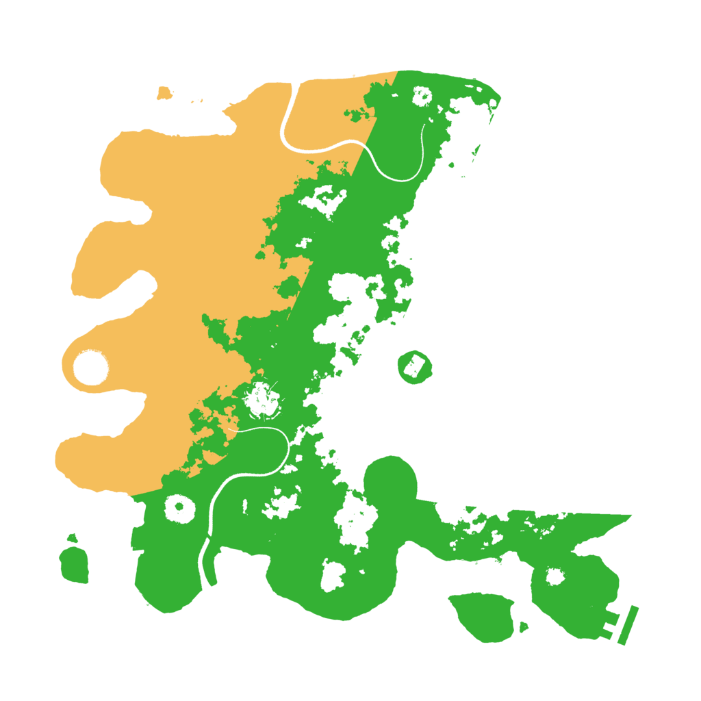 Biome Rust Map: Procedural Map, Size: 3500, Seed: 59438759