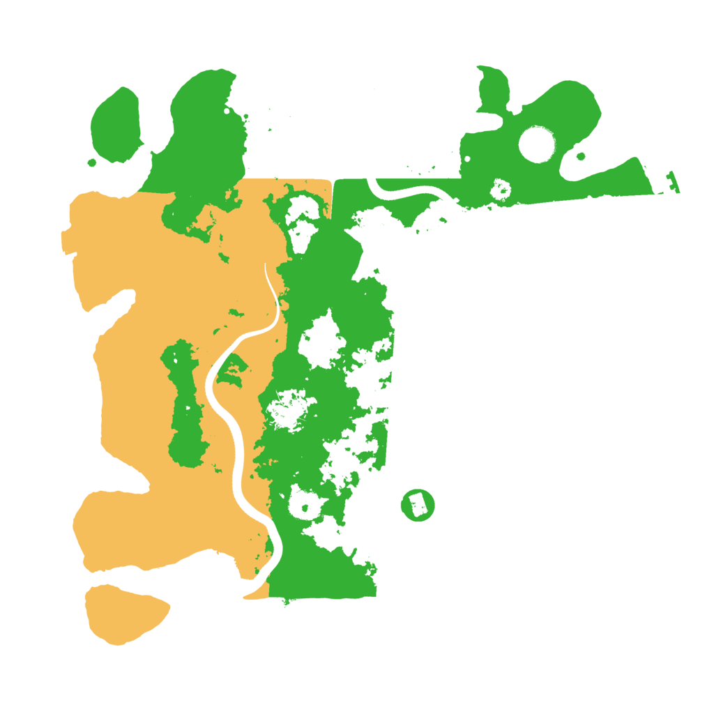 Biome Rust Map: Procedural Map, Size: 3500, Seed: 2039758016