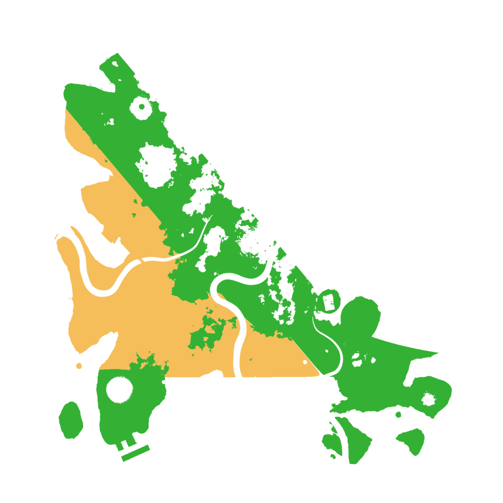 Biome Rust Map: Procedural Map, Size: 3455, Seed: 1211