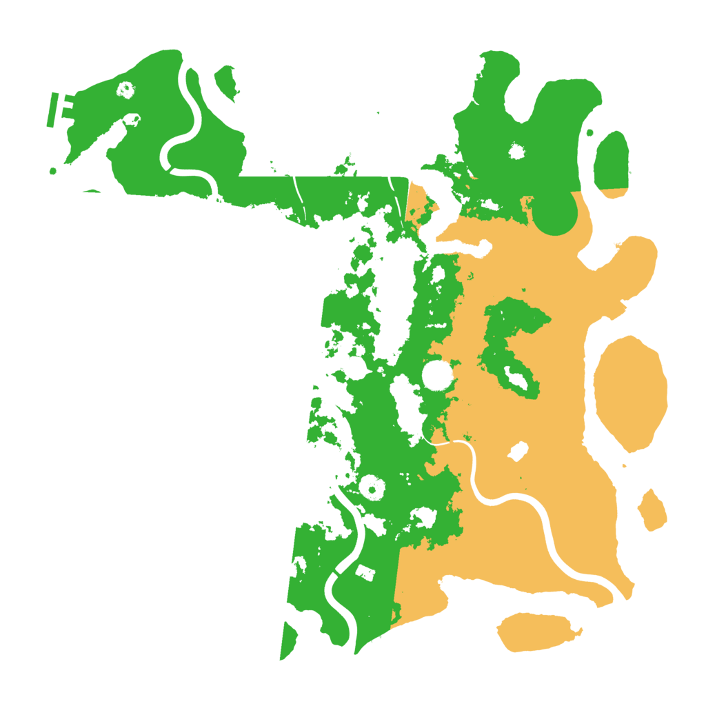 Biome Rust Map: Procedural Map, Size: 4096, Seed: 100507