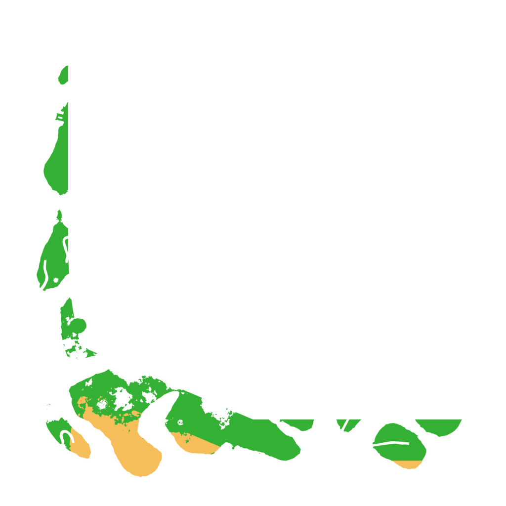 Biome Rust Map: Procedural Map, Size: 4500, Seed: 110507