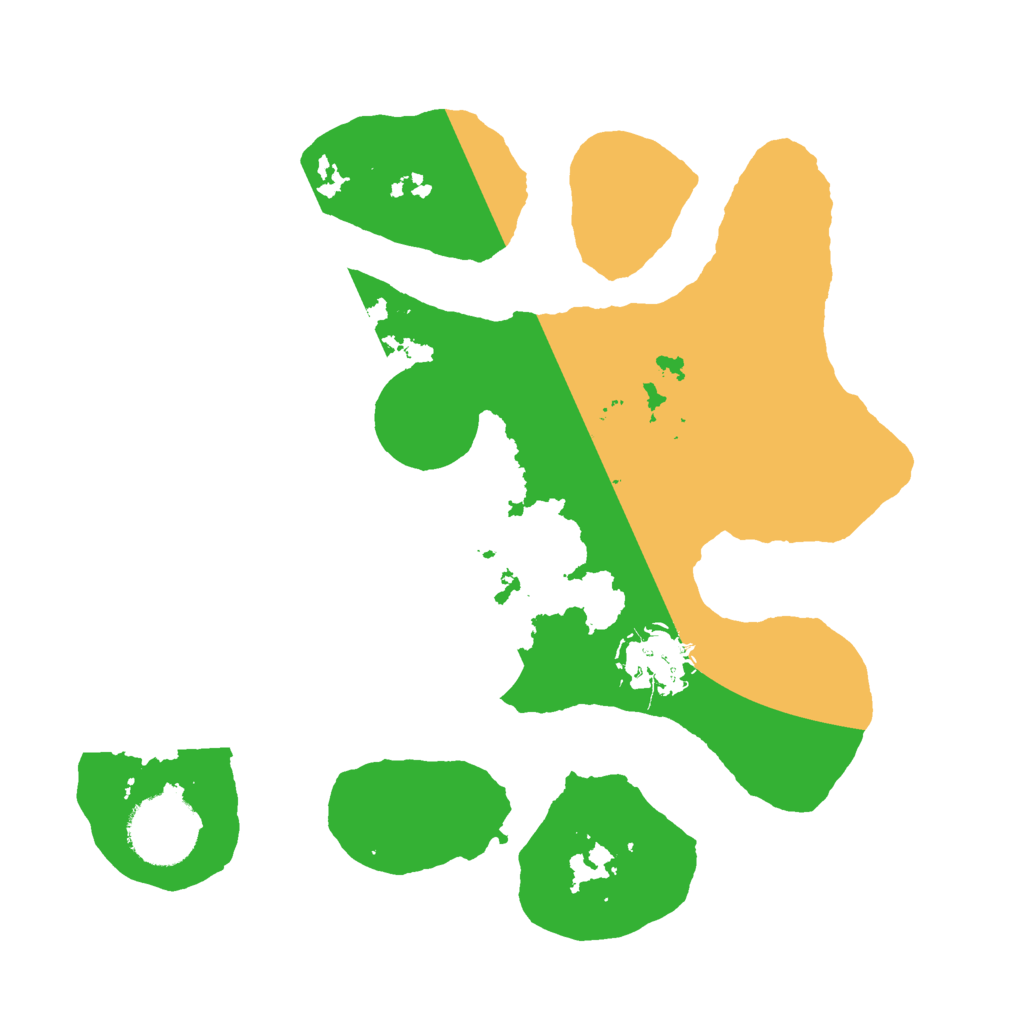 Biome Rust Map: Barren, Size: 2600, Seed: 74445985