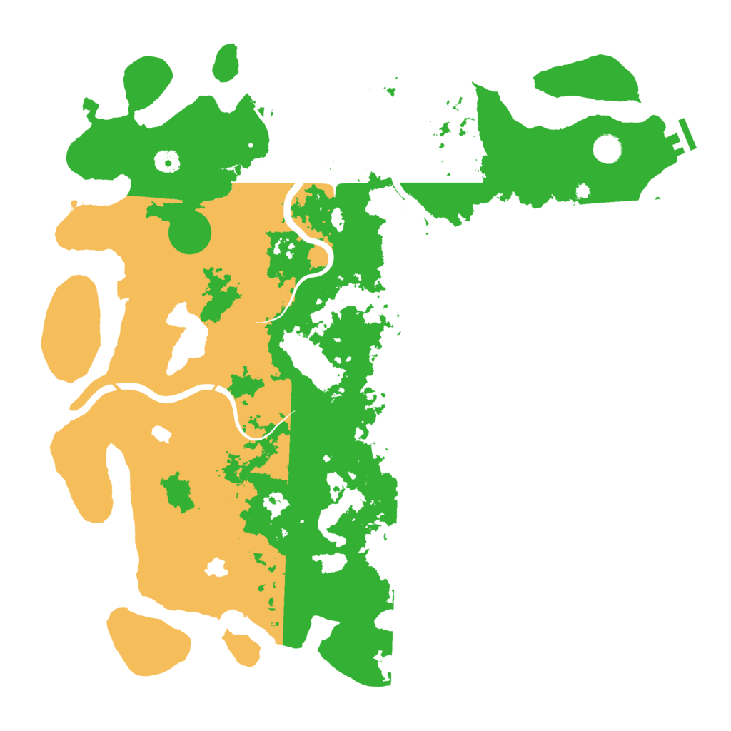 Biome Rust Map: Procedural Map, Size: 4500, Seed: 1758233429