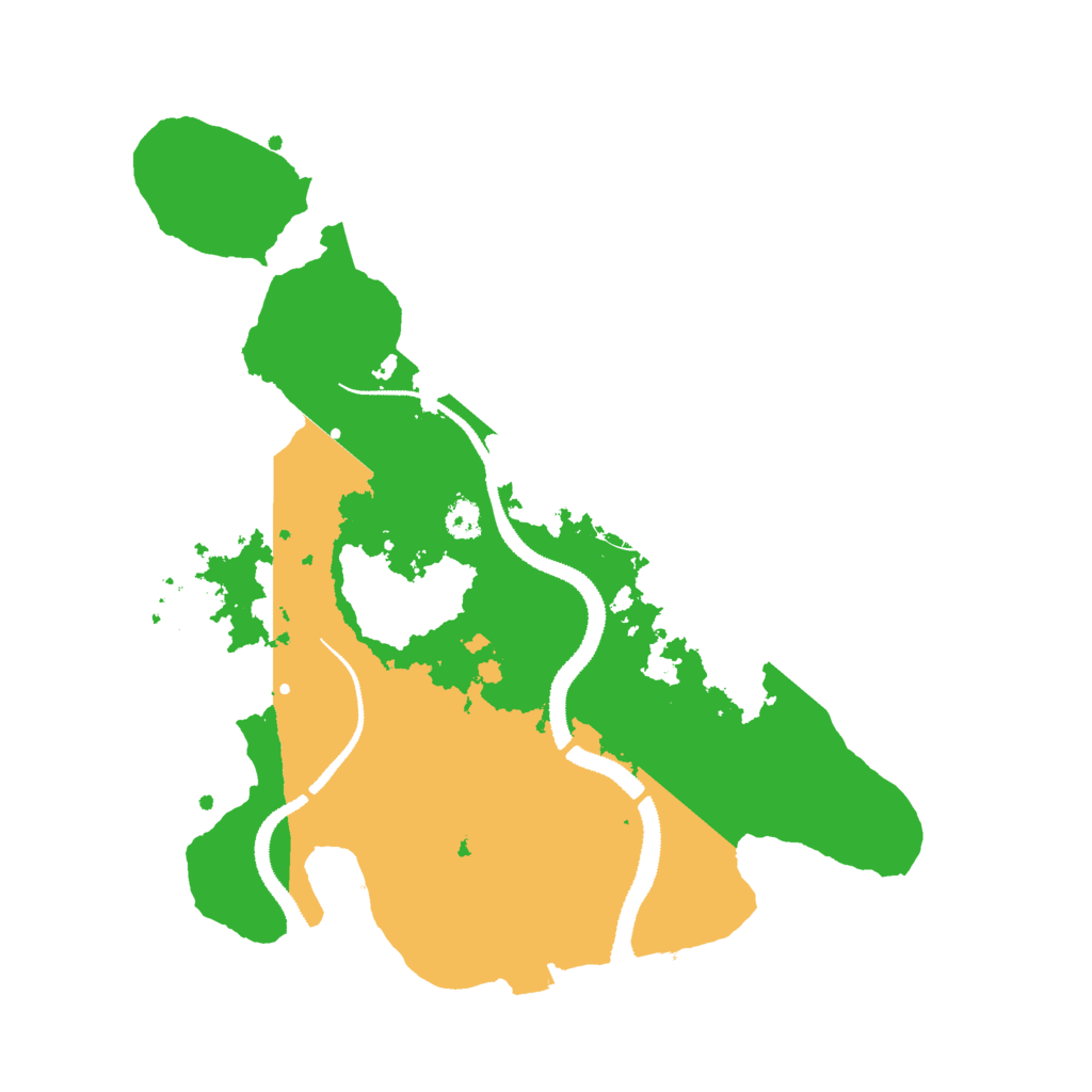 Biome Rust Map: Procedural Map, Size: 3000, Seed: 7678422