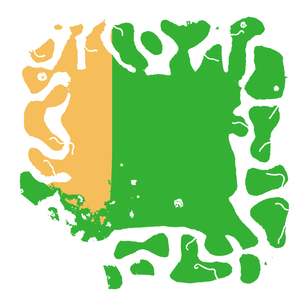 Biome Rust Map: Procedural Map, Size: 5000, Seed: 110502532