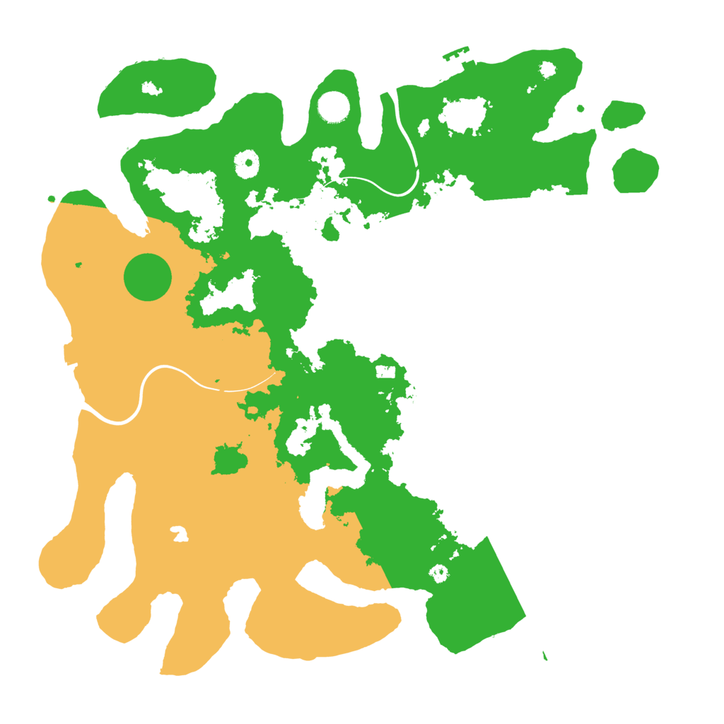 Biome Rust Map: Procedural Map, Size: 4000, Seed: 598227