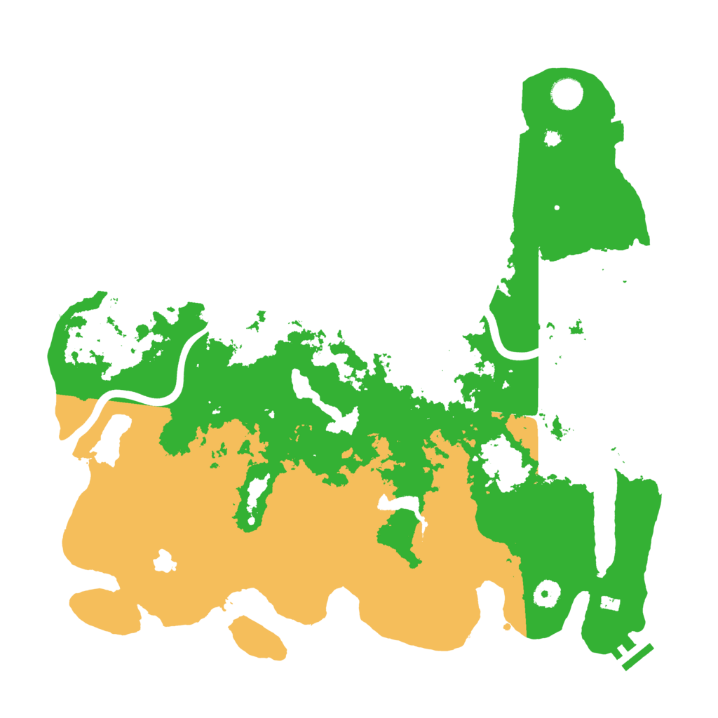 Biome Rust Map: Procedural Map, Size: 4000, Seed: 1752441466