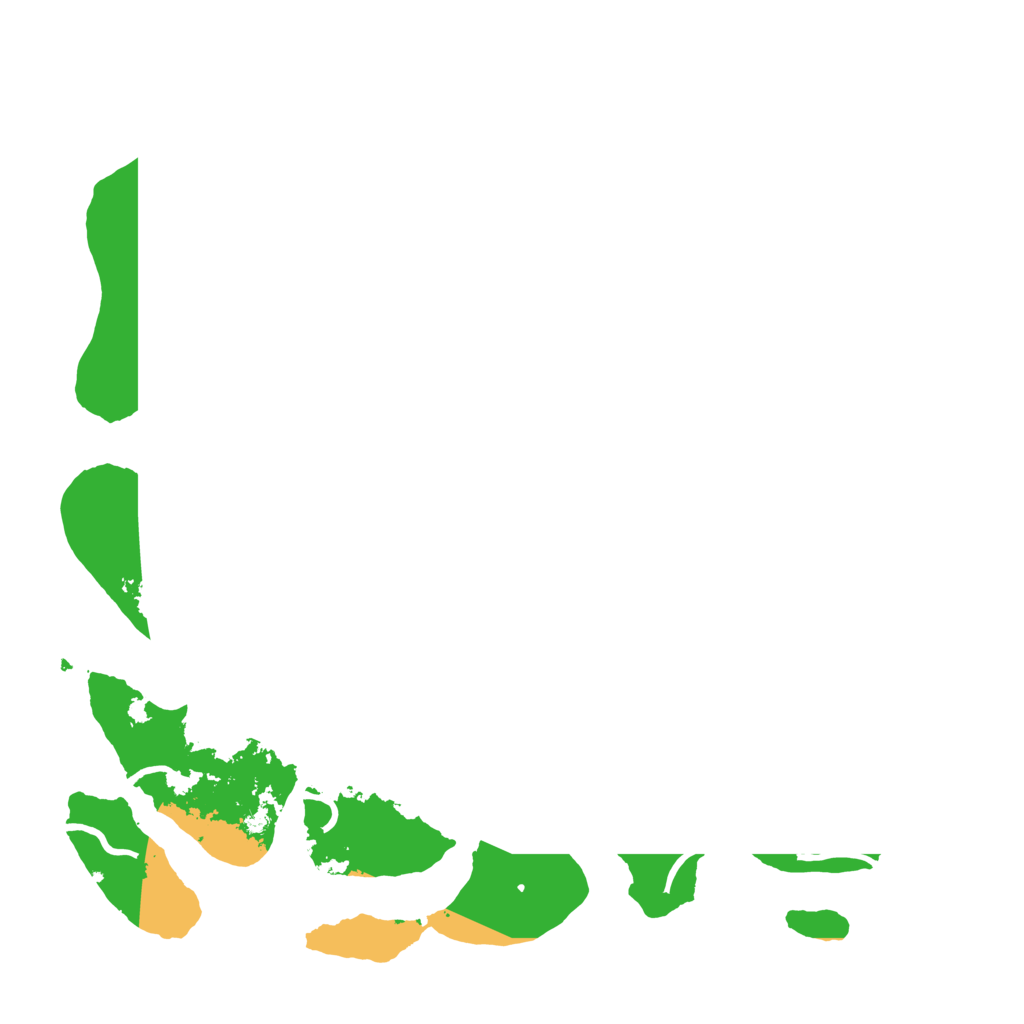 Biome Rust Map: Procedural Map, Size: 4000, Seed: 999510498