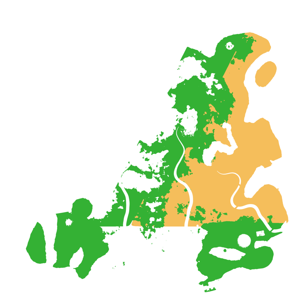 Biome Rust Map: Procedural Map, Size: 4000, Seed: 1233244