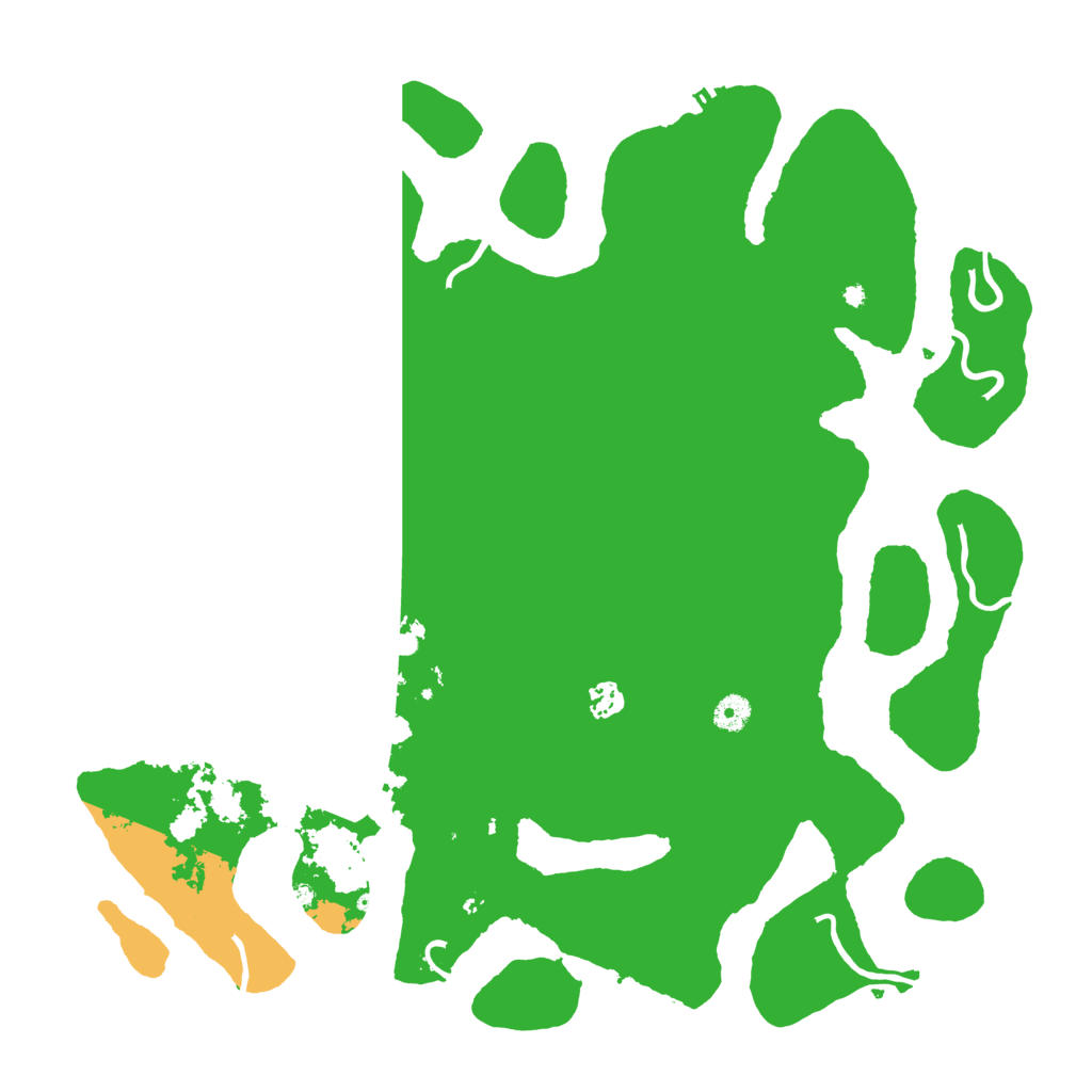 Biome Rust Map: Procedural Map, Size: 4500, Seed: 1753811727