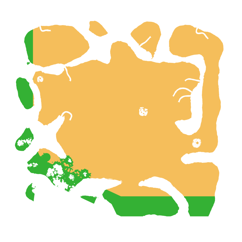 Biome Rust Map: Procedural Map, Size: 4000, Seed: 25142