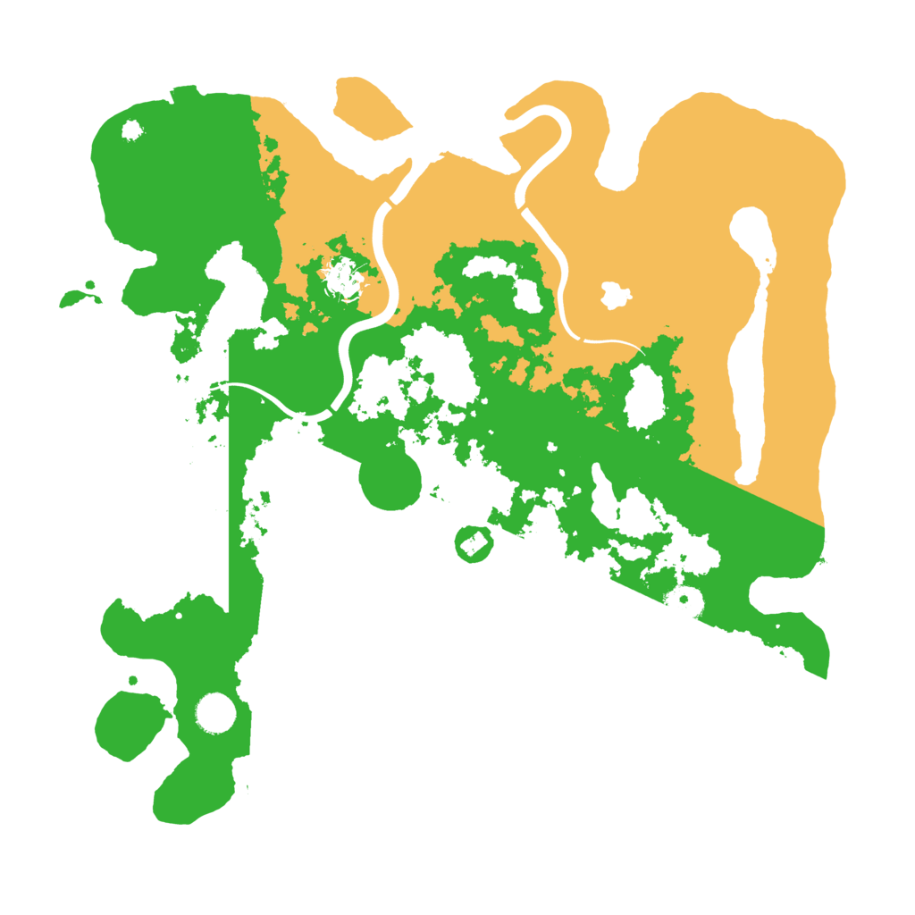 Biome Rust Map: Procedural Map, Size: 4000, Seed: 25142