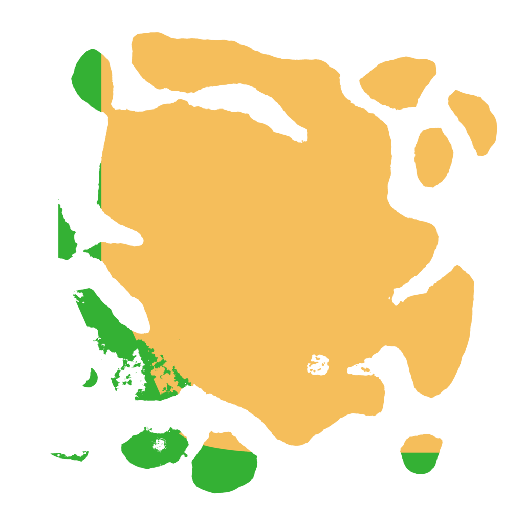 Biome Rust Map: Barren, Size: 3600, Seed: 74445985