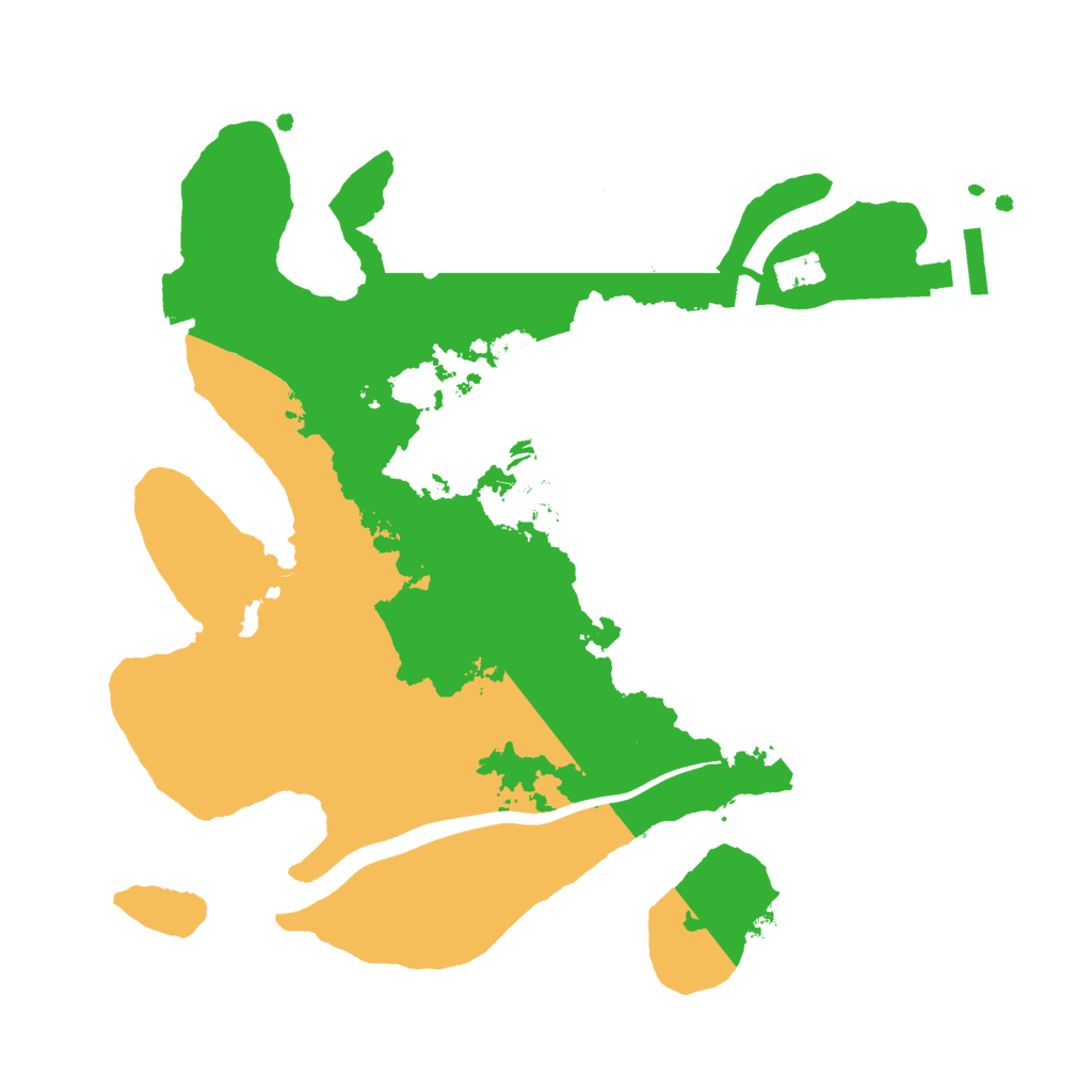 Biome Rust Map: Procedural Map, Size: 2500, Seed: 712372352