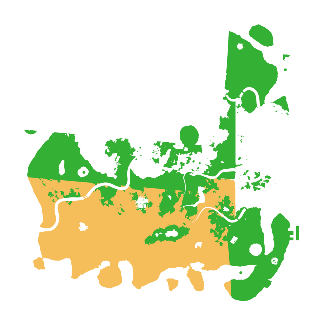 Biome Rust Map: Procedural Map, Size: 4500, Seed: 2054875705