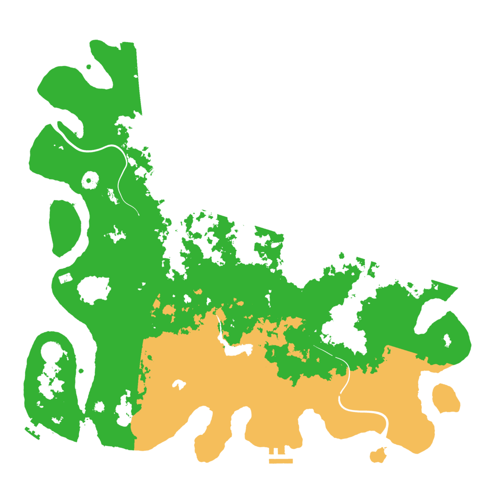 Biome Rust Map: Procedural Map, Size: 4250, Seed: 22612
