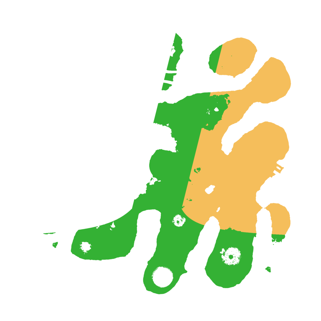 Biome Rust Map: Procedural Map, Size: 2800, Seed: 2008990