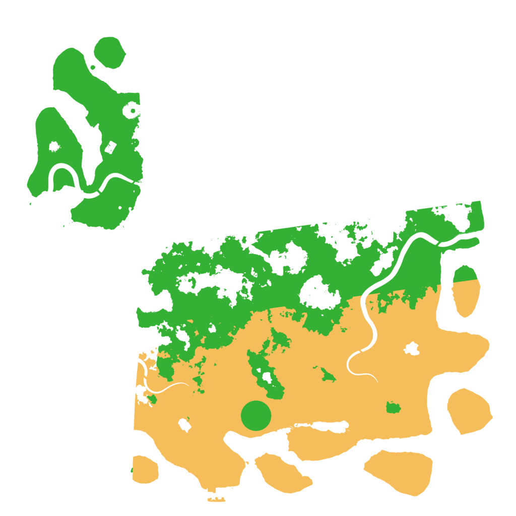 Biome Rust Map: Procedural Map, Size: 4500, Seed: 6977