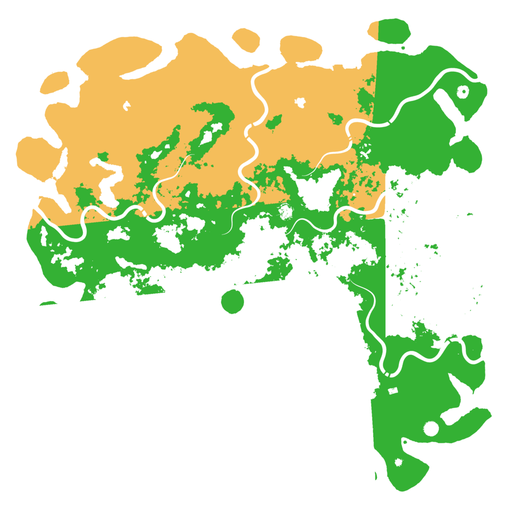 Biome Rust Map: Procedural Map, Size: 6000, Seed: 25011984