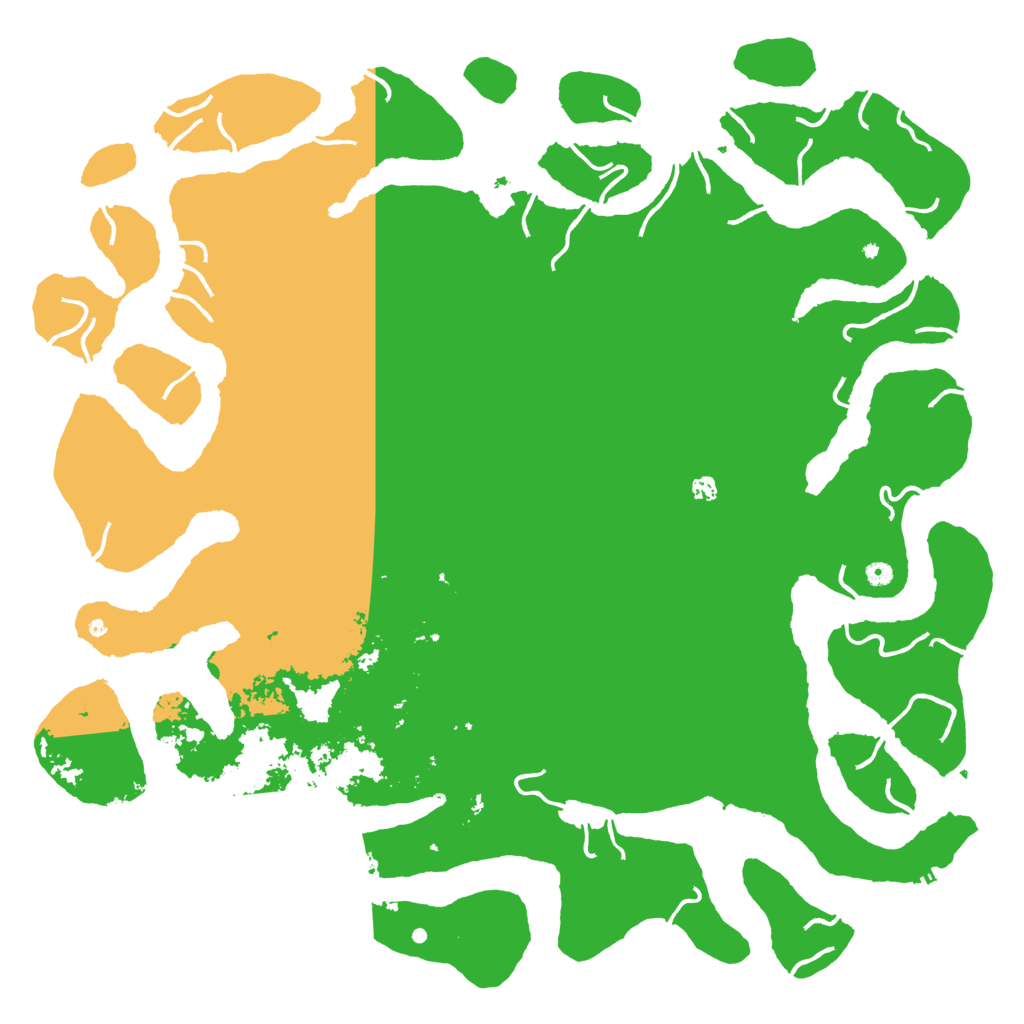 Biome Rust Map: Procedural Map, Size: 6000, Seed: 25011984