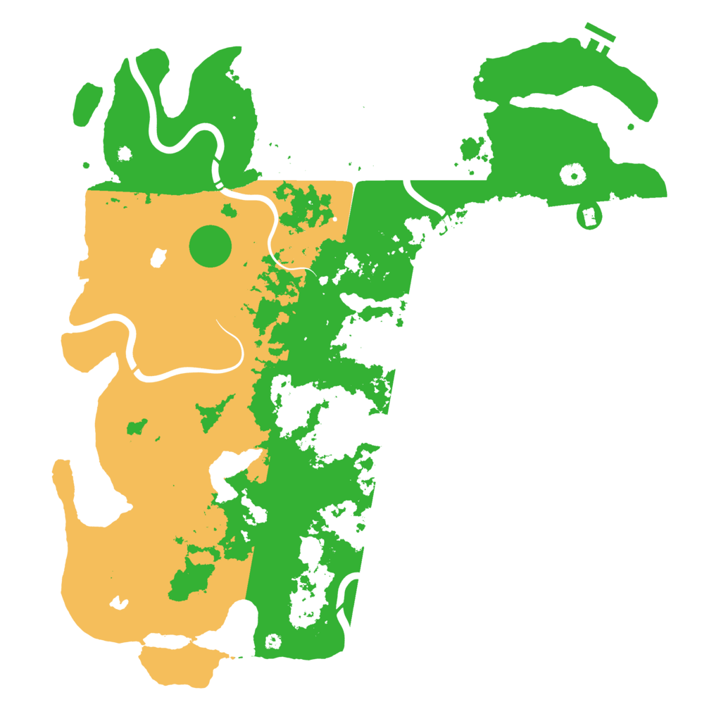 Biome Rust Map: Procedural Map, Size: 4500, Seed: 1328875711