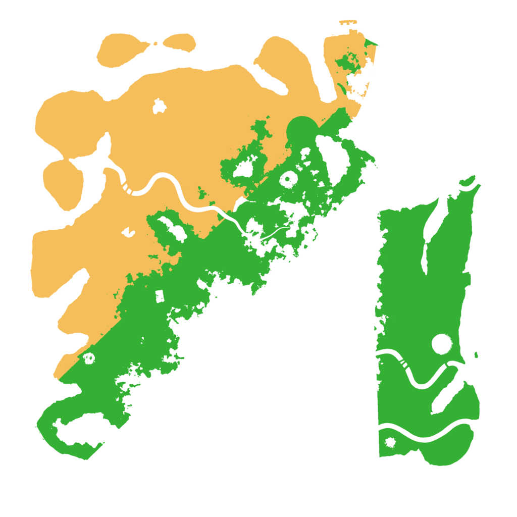 Biome Rust Map: Procedural Map, Size: 4500, Seed: 1936254708