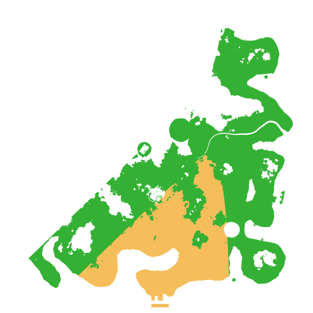 Biome Rust Map: Procedural Map, Size: 3600, Seed: 109847109