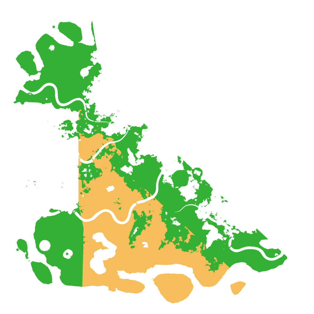 Biome Rust Map: Procedural Map, Size: 5000, Seed: 6089660