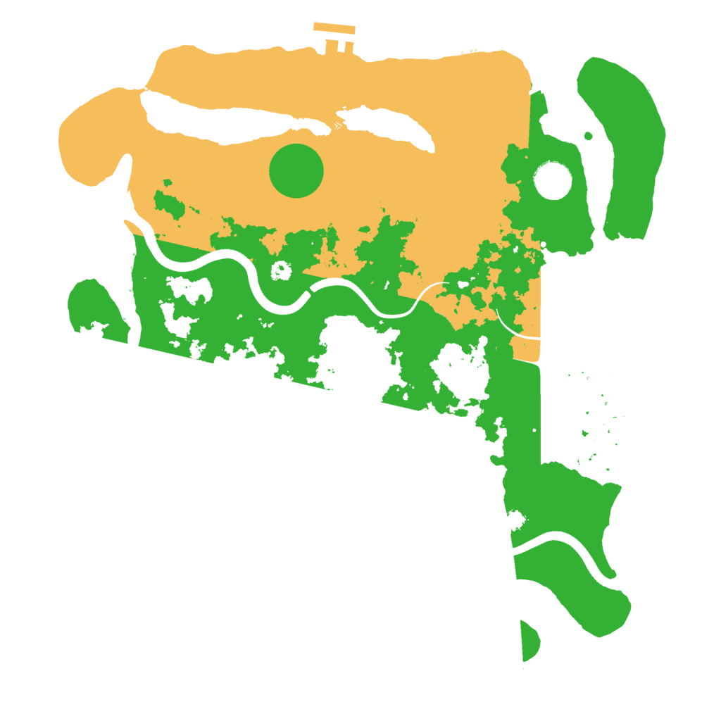 Biome Rust Map: Procedural Map, Size: 3500, Seed: 2022860883