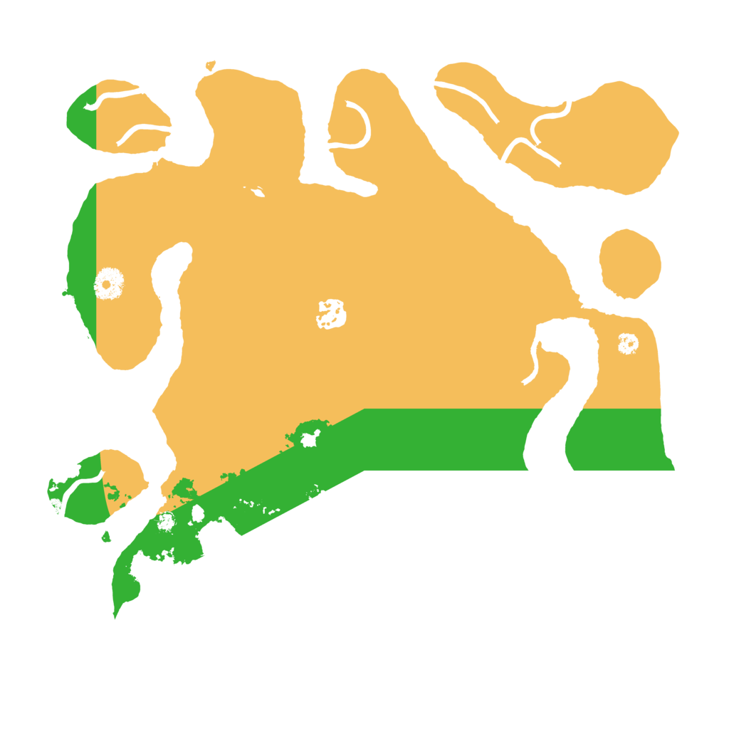 Biome Rust Map: Procedural Map, Size: 3500, Seed: 27164