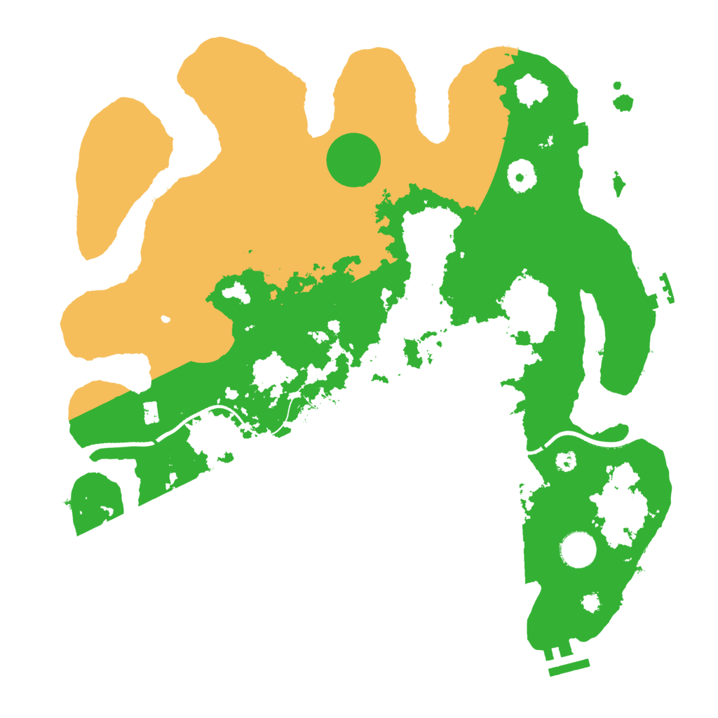 Biome Rust Map: Procedural Map, Size: 3500, Seed: 1308022604