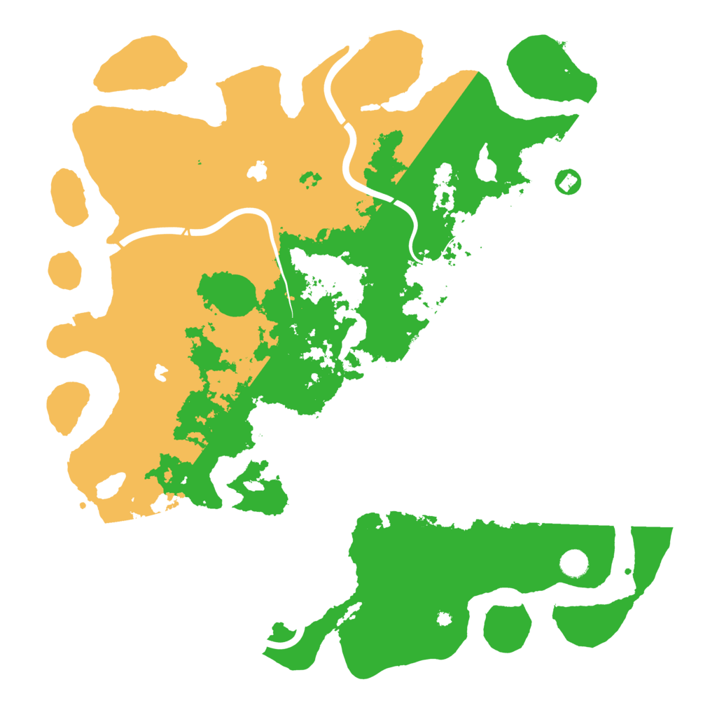 Biome Rust Map: Procedural Map, Size: 4500, Seed: 970152709