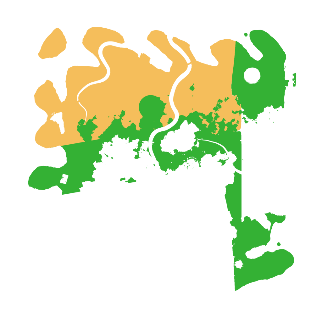 Biome Rust Map: Procedural Map, Size: 3560, Seed: 9955498