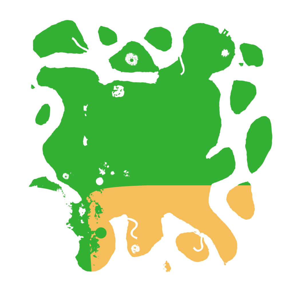 Biome Rust Map: Procedural Map, Size: 3500, Seed: 3487