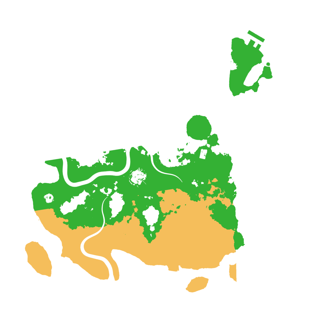 Biome Rust Map: Procedural Map, Size: 3500, Seed: 1270266879