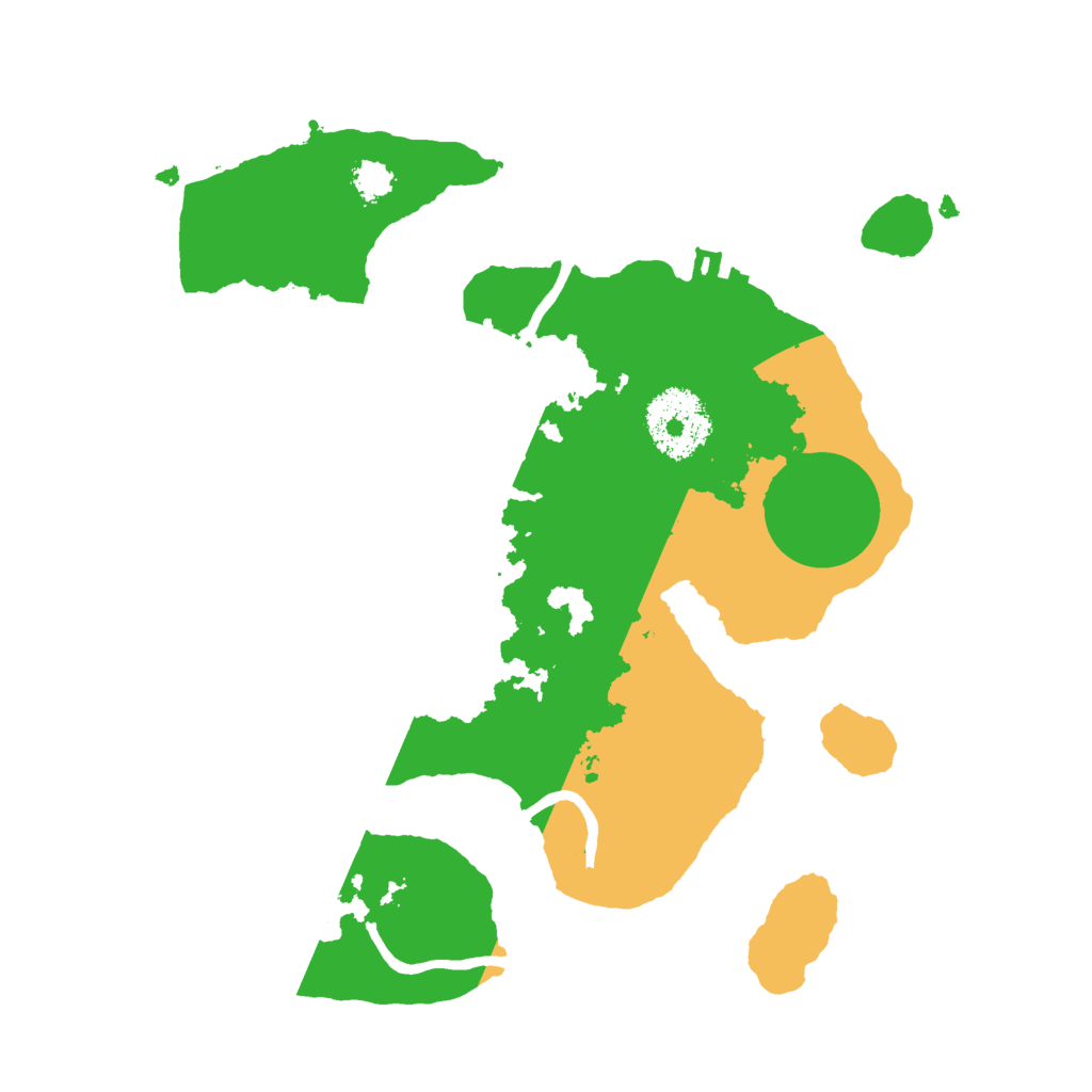 Biome Rust Map: Procedural Map, Size: 2500, Seed: 223