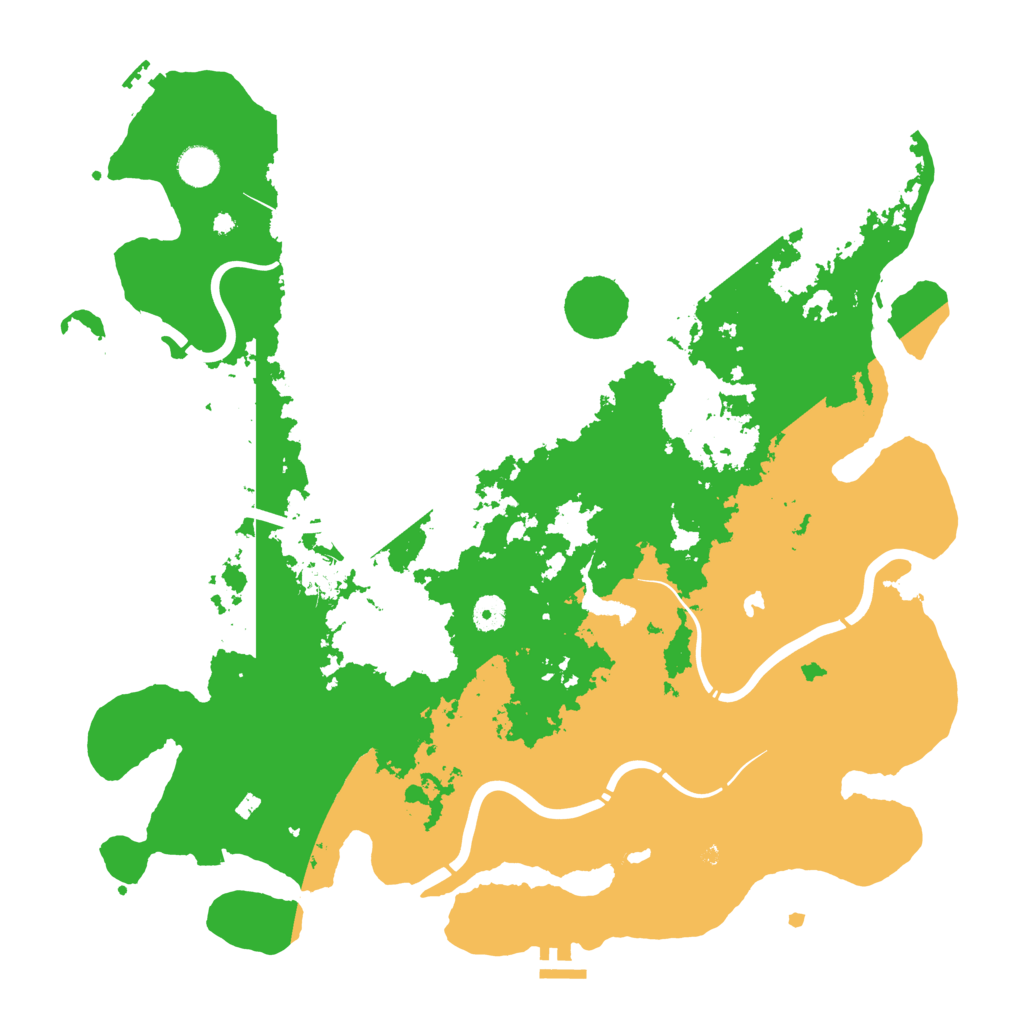 Biome Rust Map: Procedural Map, Size: 4400, Seed: 37655814
