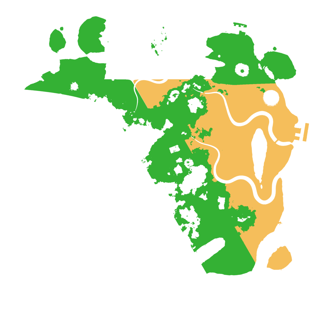 Biome Rust Map: Procedural Map, Size: 3500, Seed: 4901165