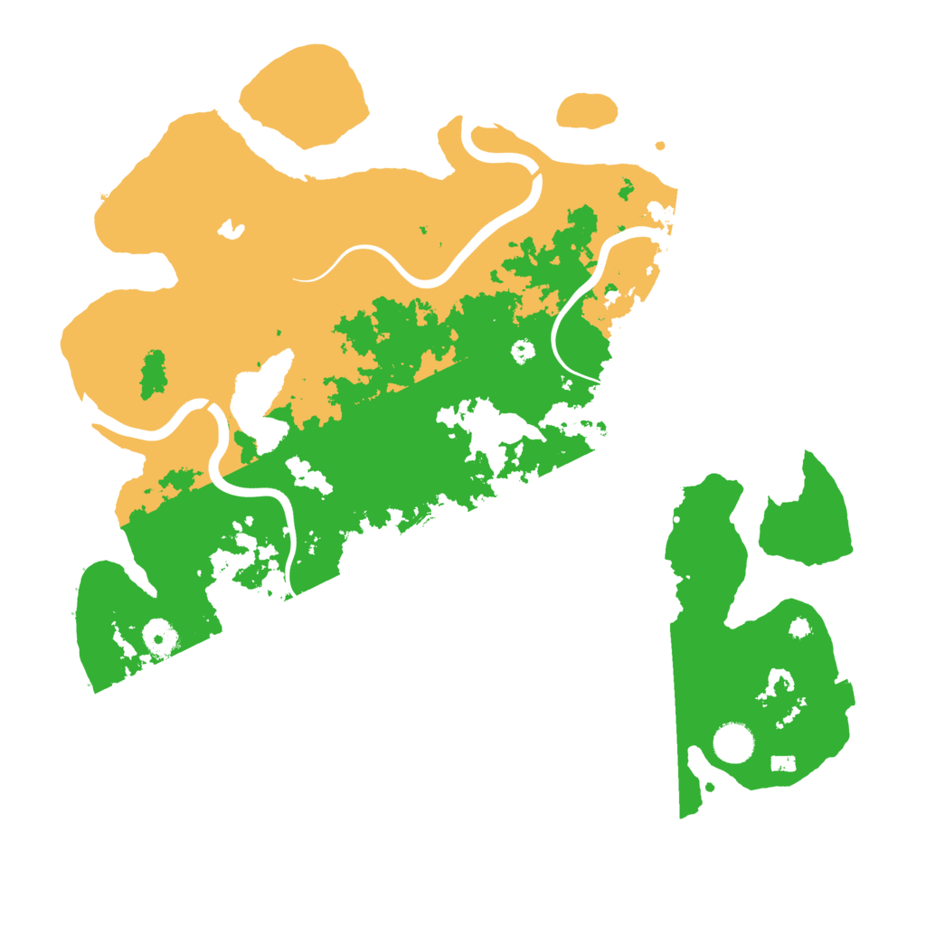 Biome Rust Map: Procedural Map, Size: 4000, Seed: 541946501