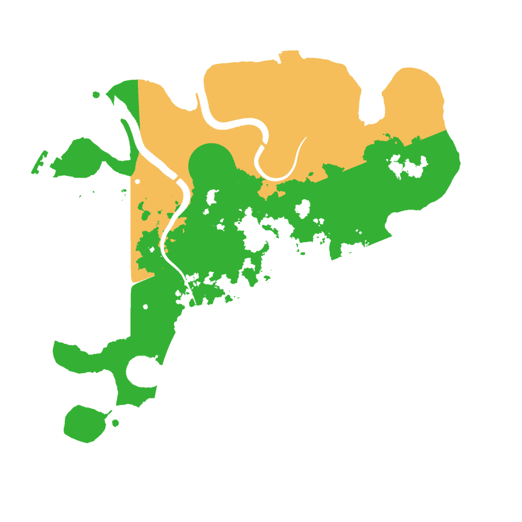 Biome Rust Map: Procedural Map, Size: 3000, Seed: 1505405448