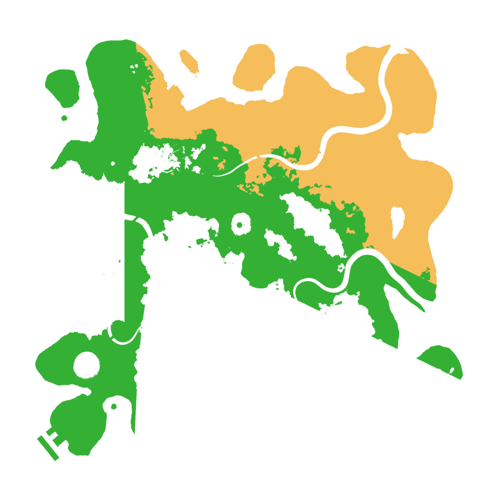 Biome Rust Map: Procedural Map, Size: 3500, Seed: 978882