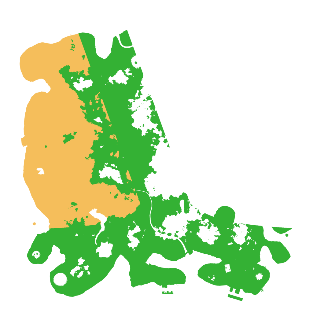 Biome Rust Map: Procedural Map, Size: 4200, Seed: 111103