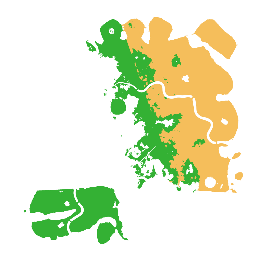 Biome Rust Map: Procedural Map, Size: 4500, Seed: 1583655541