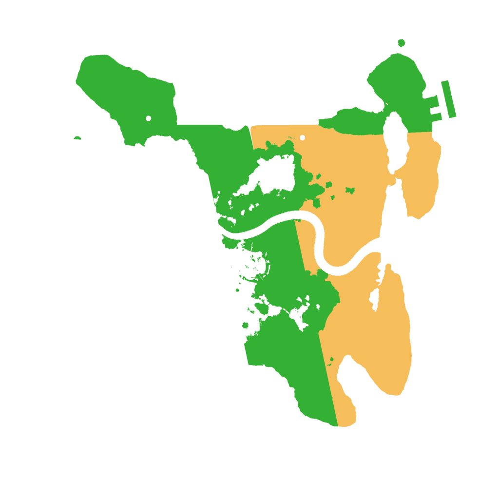 Biome Rust Map: Procedural Map, Size: 2700, Seed: 2025169339