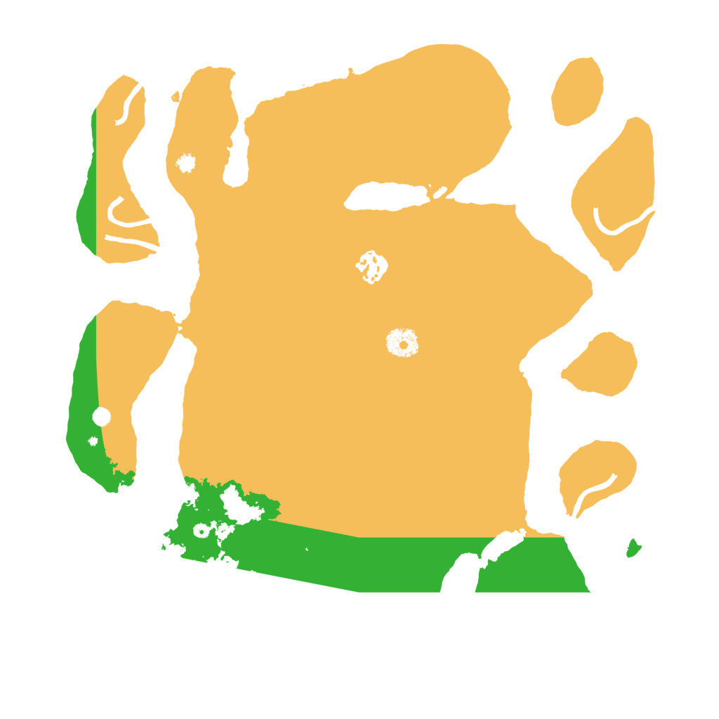 Biome Rust Map: Procedural Map, Size: 3500, Seed: 1738518521